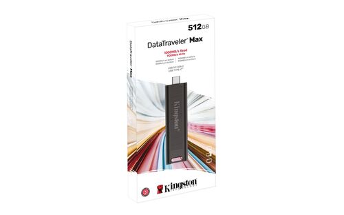 USB MEMORIJA KINGSTON DTMAX/512GB/DATATRAVELER MAX/3.2/CRNA